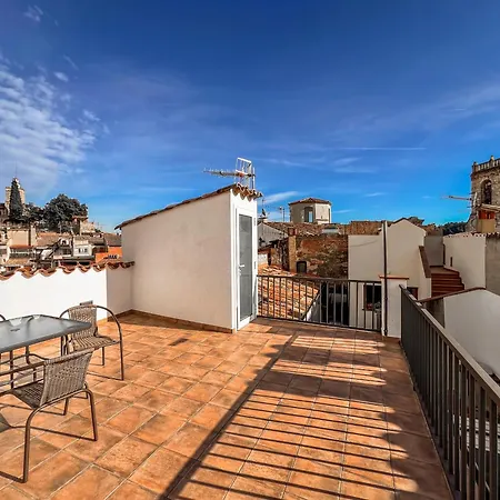 Ganganell Atic Apartamento Con Terraza En Besalu Exterior photo